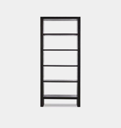 Amos Bookshelf Black Oak