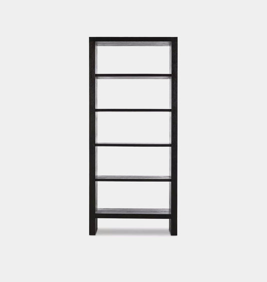 Amos Bookshelf Black Oak