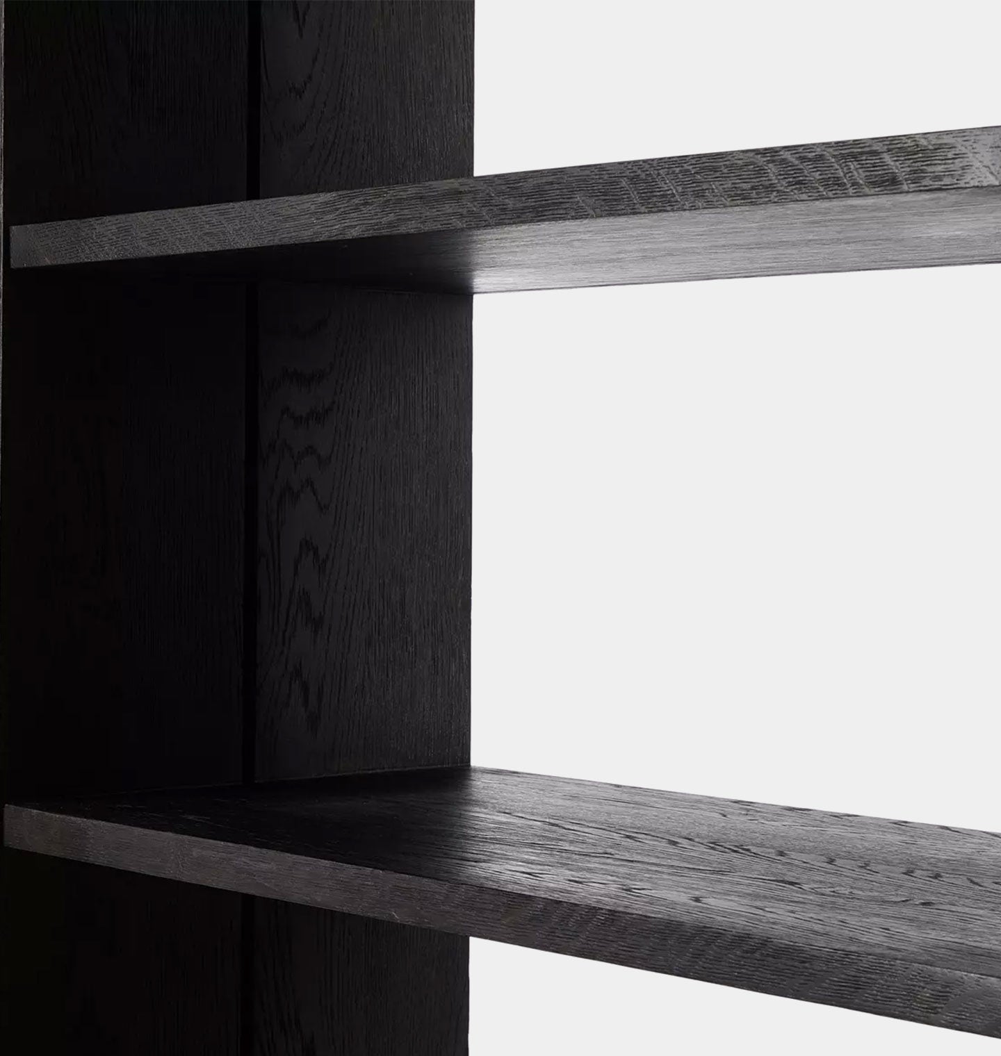 Amos Bookshelf Black Oak