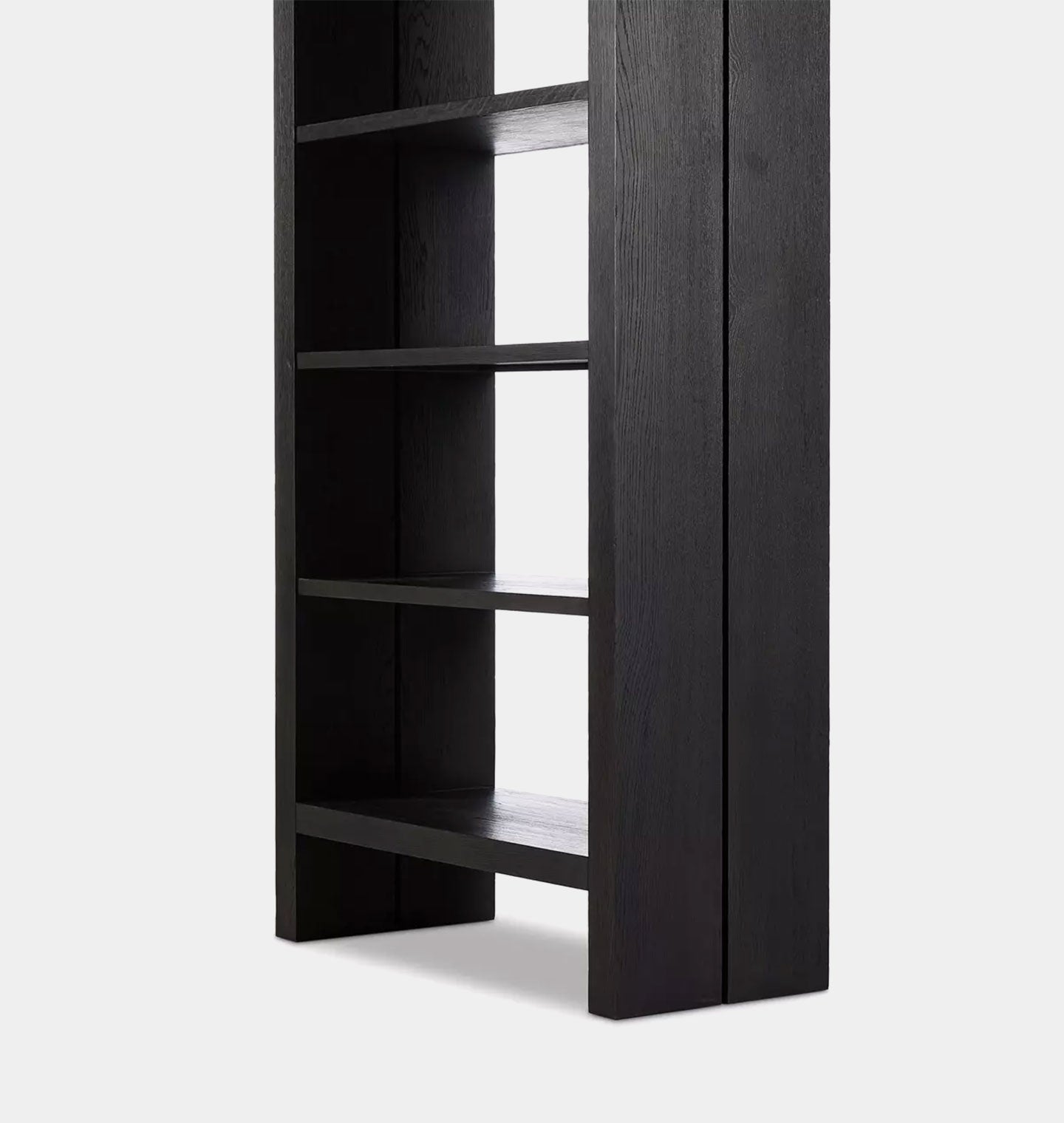 Amos Bookshelf Black Oak