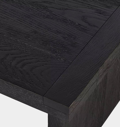 Amos Coffee Table Black Oak
