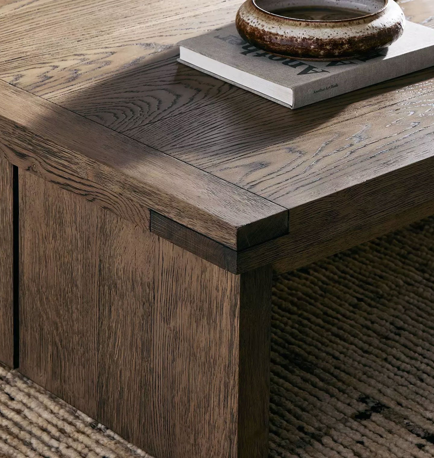 Amos Coffee Table Worn Oak
