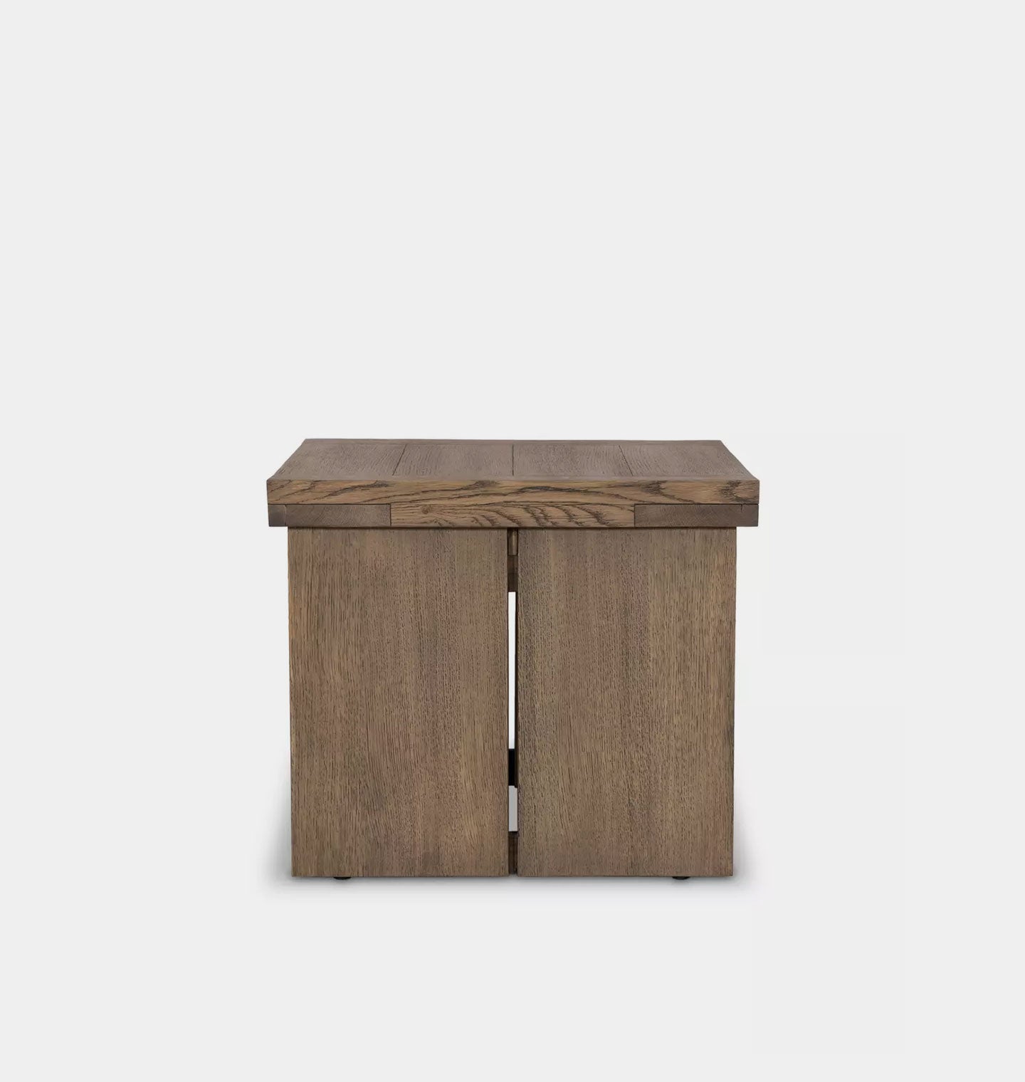 Amos End Table Worn Oak
