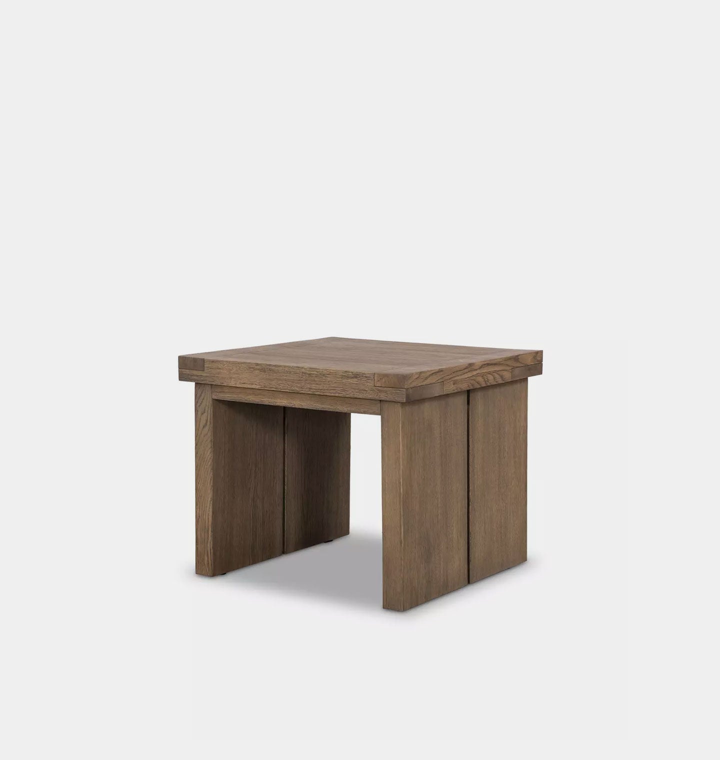 Amos End Table Worn Oak