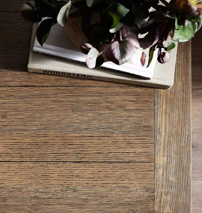 Amos End Table Worn Oak