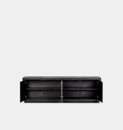 Amos Sideboard Worn Black Oak