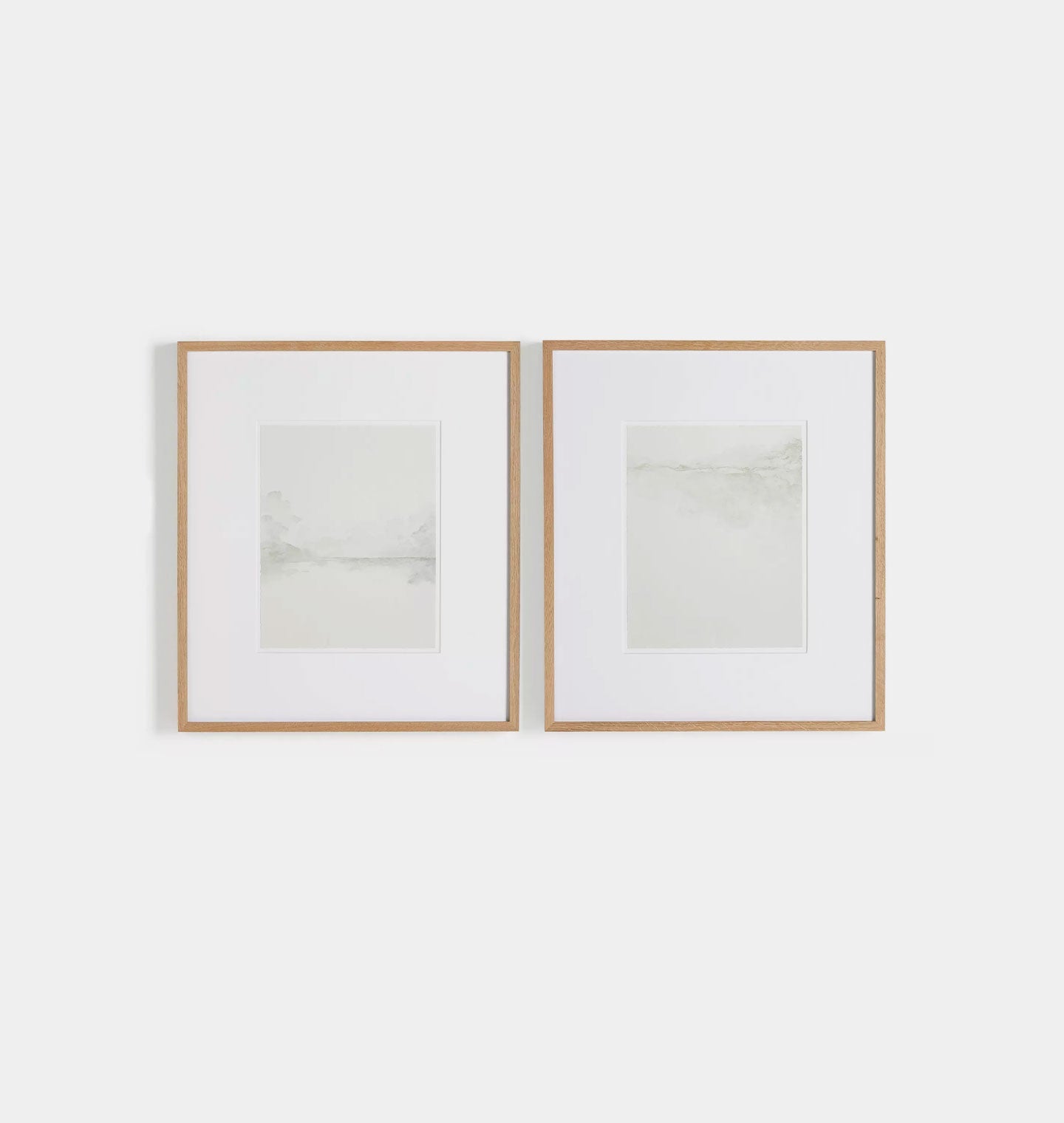 At First Light Diptych Framed Print 28" x 32"