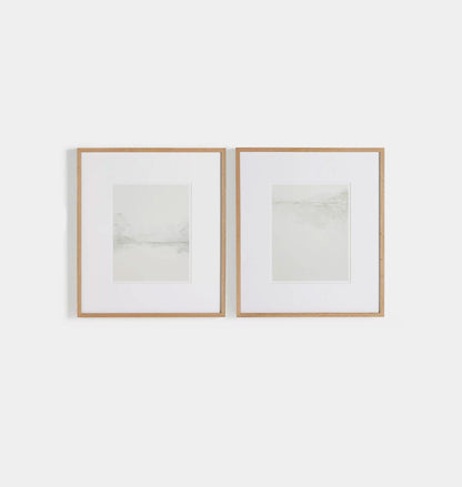At First Light Diptych Framed Print 28" x 32"