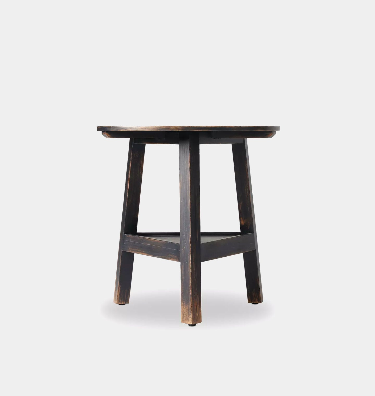Auden Side Table Distressed Black