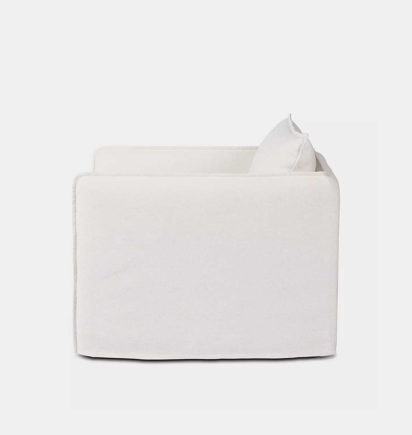 Basel Outdoor Swivel Chair Linen
