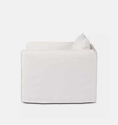 Basel Outdoor Swivel Chair Linen
