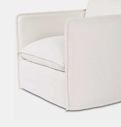 Basel Outdoor Swivel Chair Linen