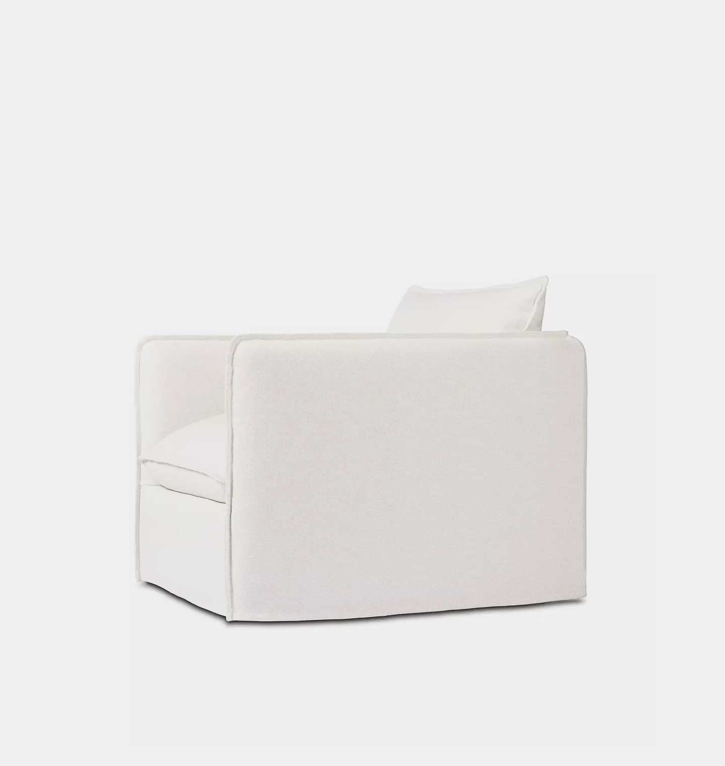 Basel Outdoor Swivel Chair Linen