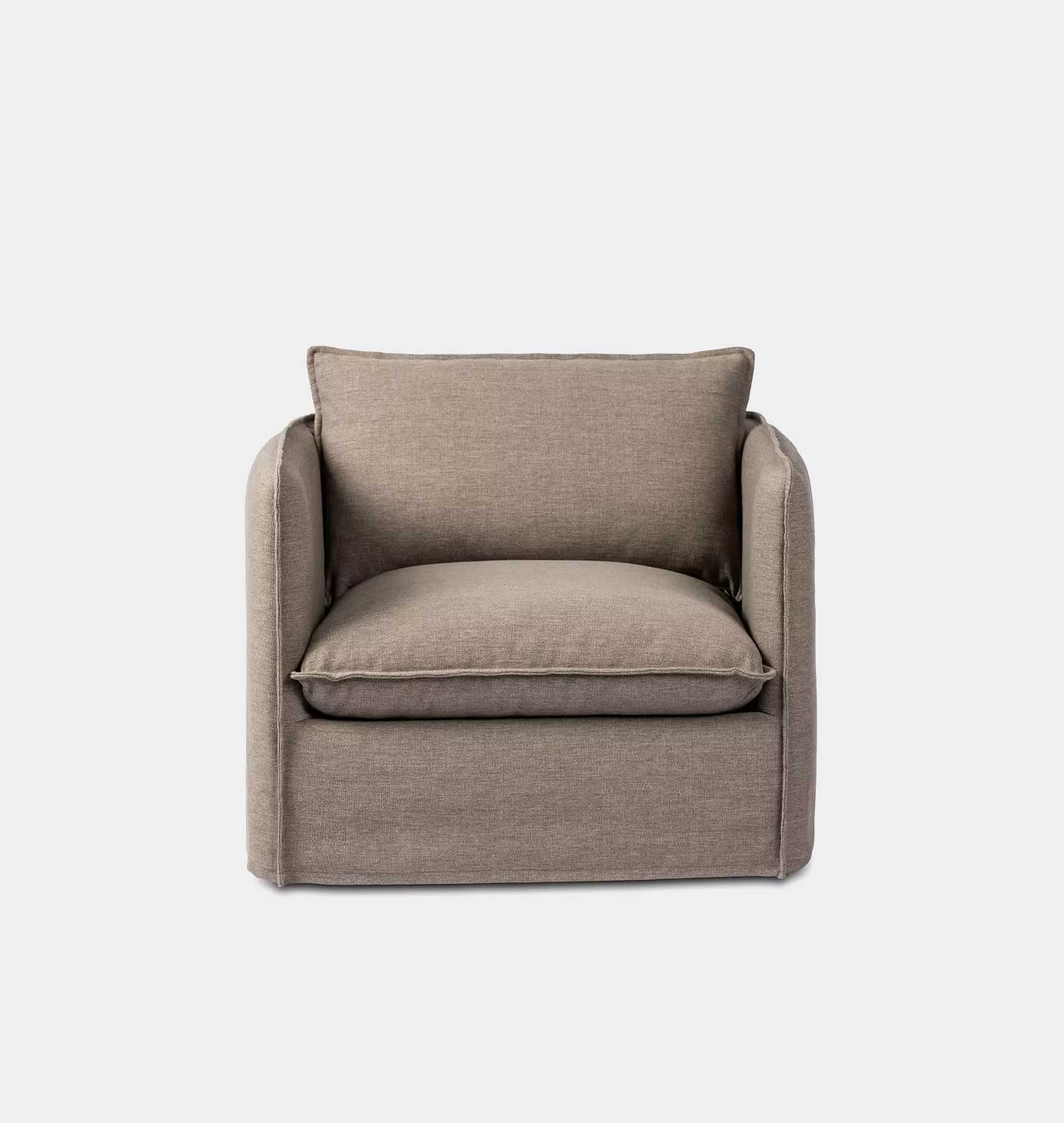 Basel Outdoor Swivel Chair Sandcastle