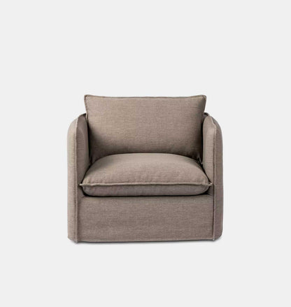 Basel Outdoor Swivel Chair Sandcastle