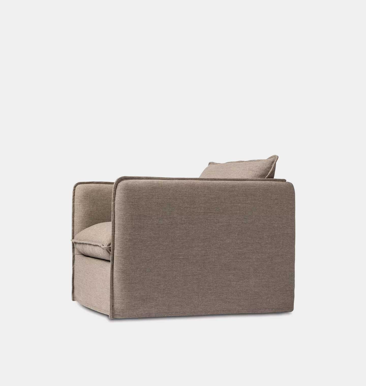 Basel Outdoor Swivel Chair Sandcastle