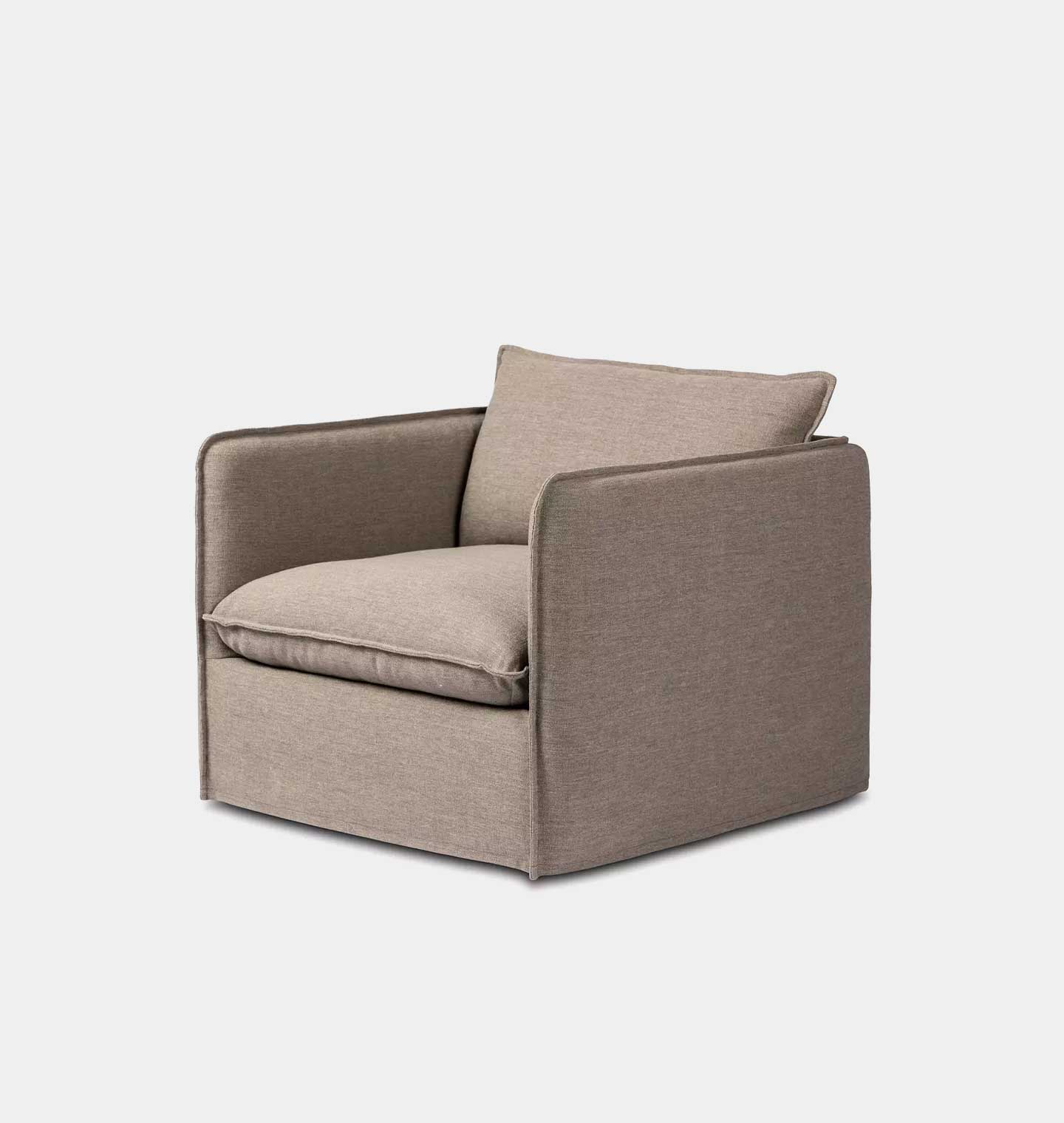 Basel Outdoor Swivel Chair Sandcastle