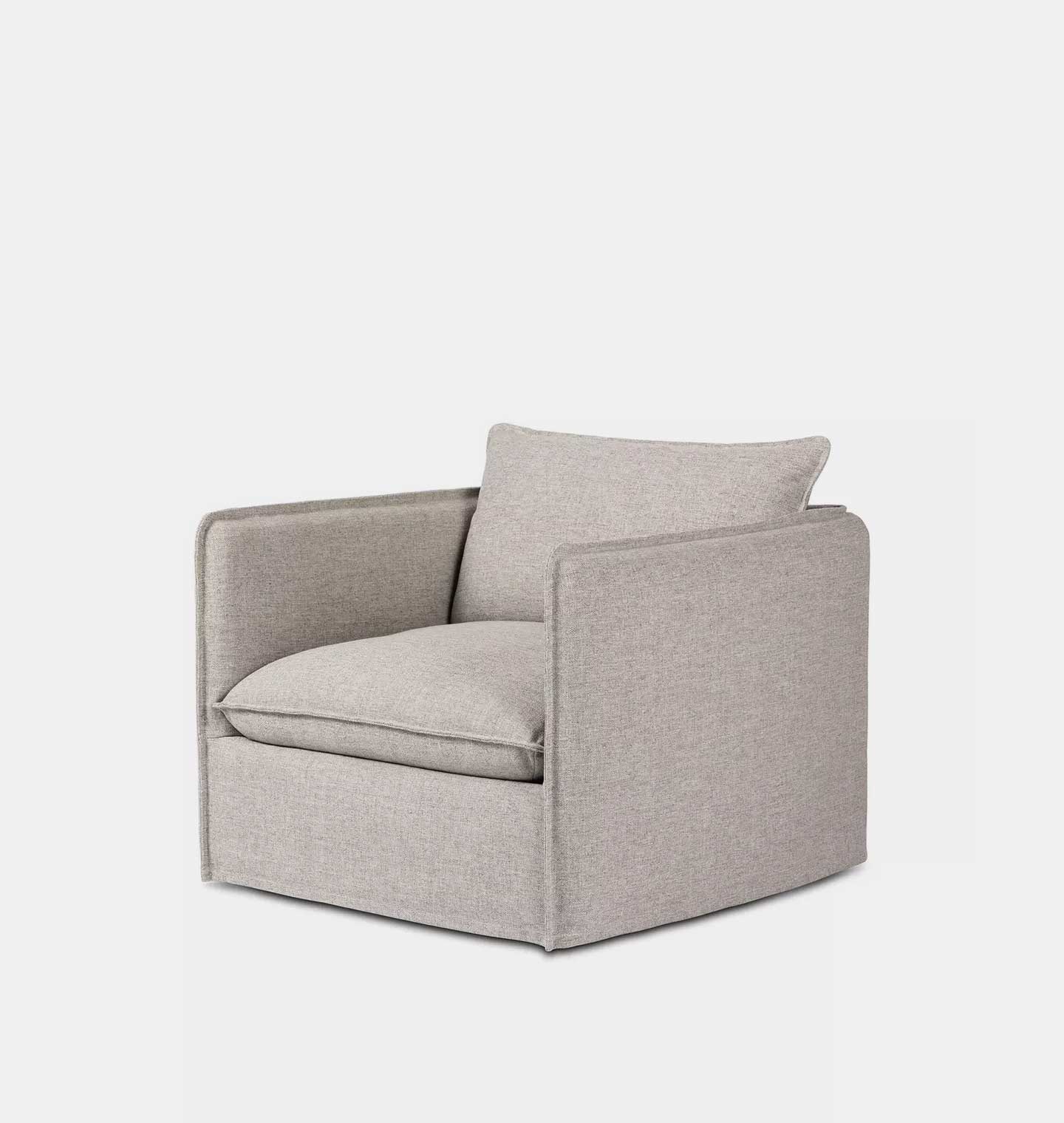 Basel Outdoor Swivel Chair Slate