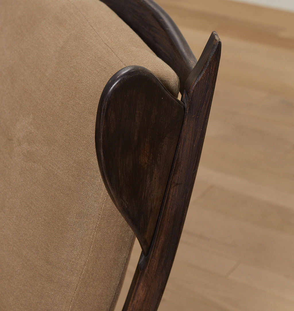 Antique Upholstered Armchair S/2 c.1960